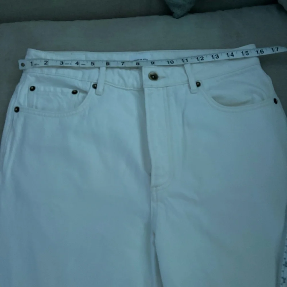 SONG OF STYLE Deanna Jean Retails 
$215 White Chalk Wide-Leg Pants Size 27 - Picture 13 of 14
